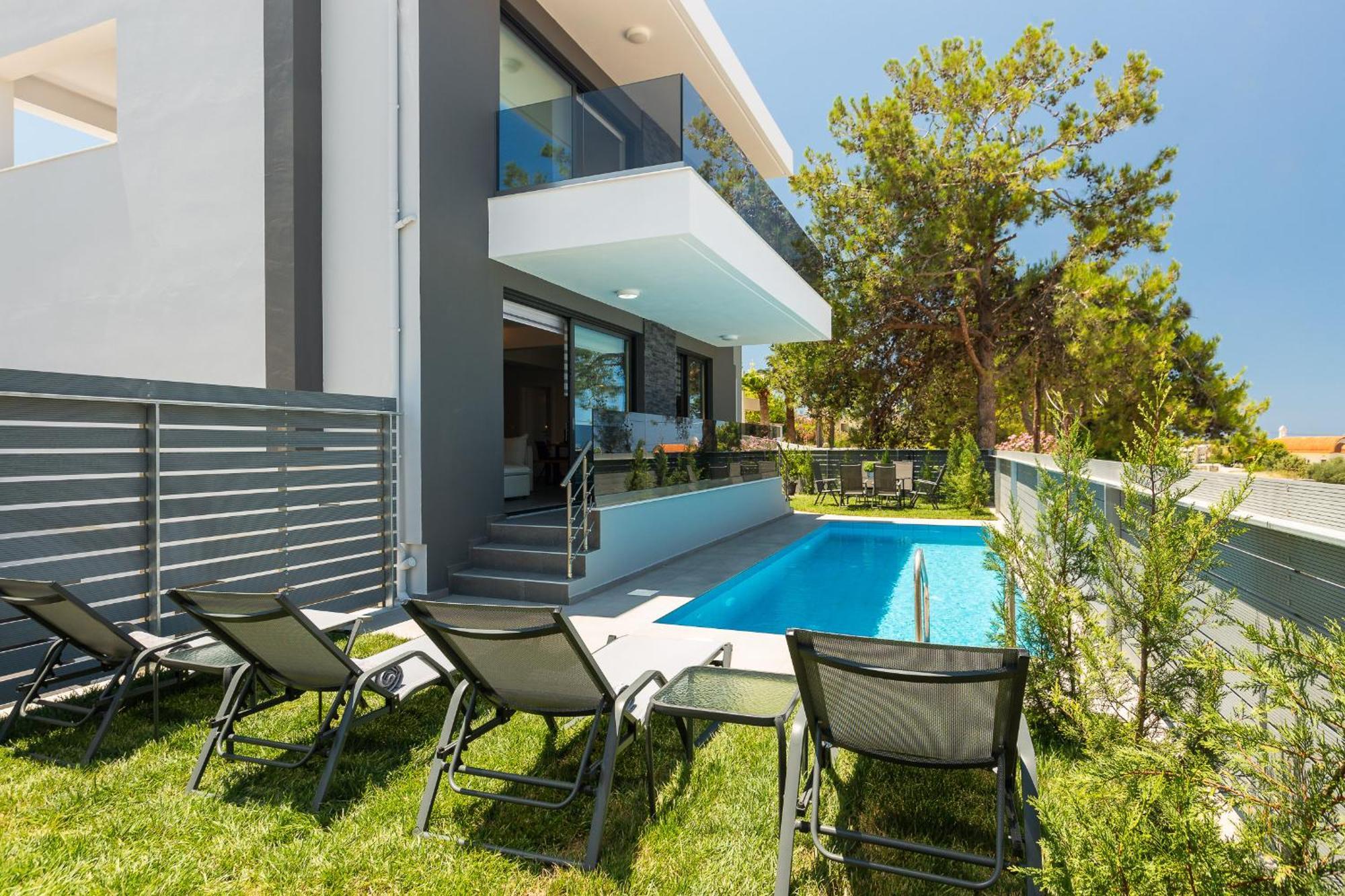 Sfáka Nisos Villa, Pool & Heated Spawhirlpool, Walking To Beach, By Thinkvilla מראה חיצוני תמונה