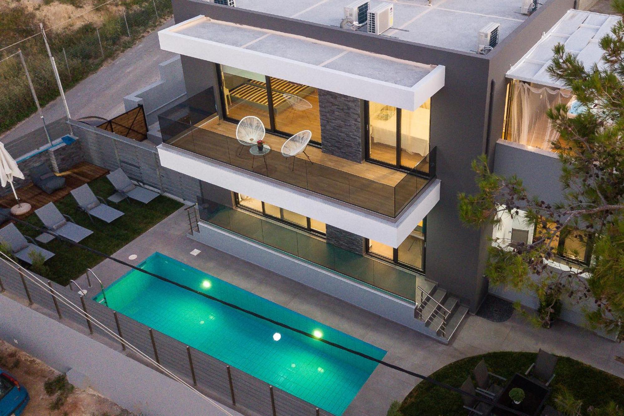 Sfáka Nisos Villa, Pool & Heated Spawhirlpool, Walking To Beach, By Thinkvilla מראה חיצוני תמונה