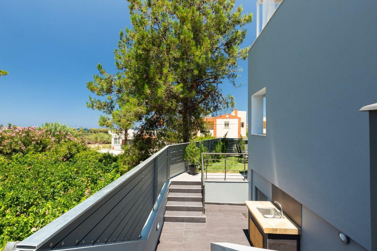 Sfáka Nisos Villa, Pool & Heated Spawhirlpool, Walking To Beach, By Thinkvilla מראה חיצוני תמונה