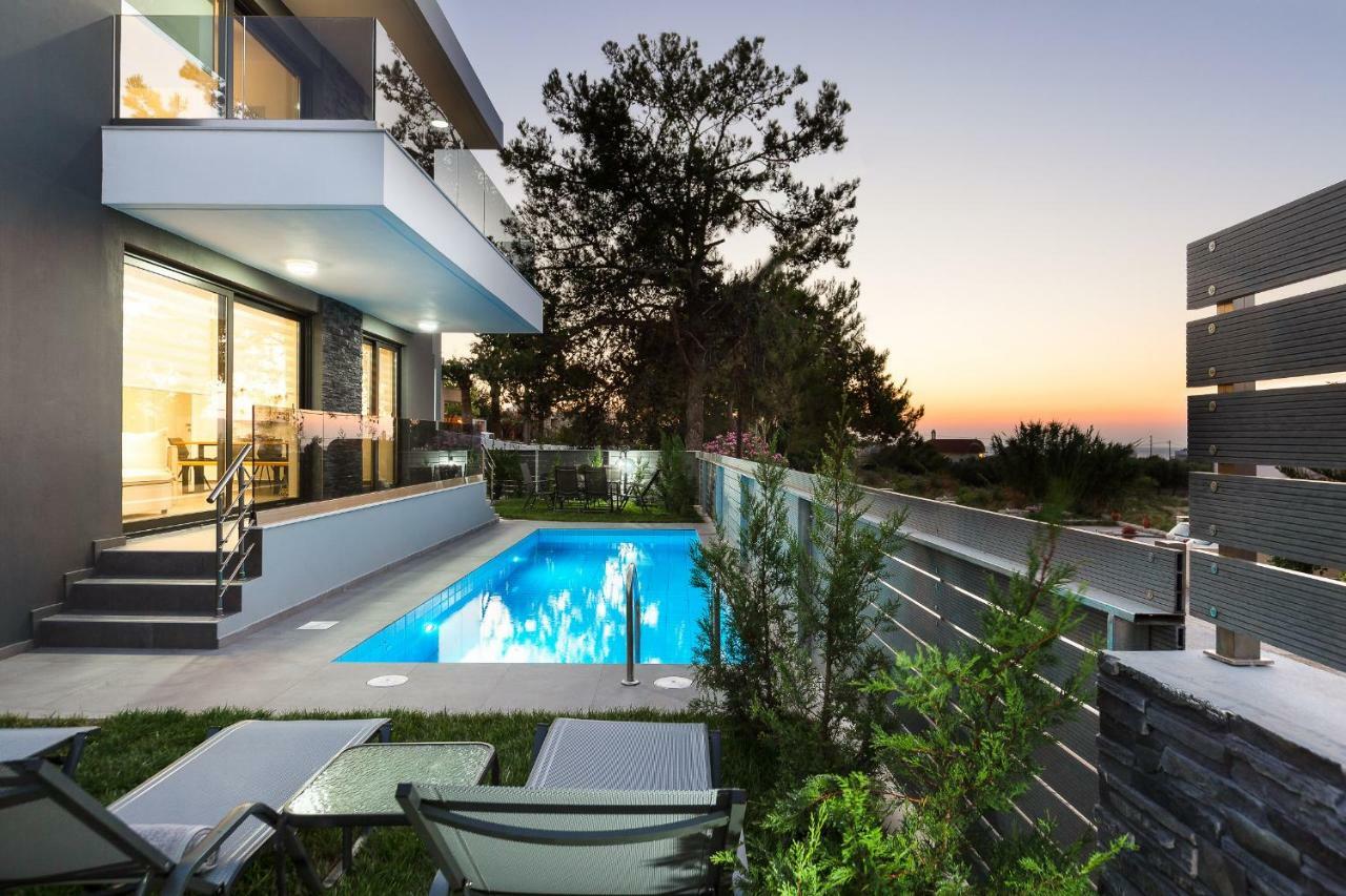 Sfáka Nisos Villa, Pool & Heated Spawhirlpool, Walking To Beach, By Thinkvilla מראה חיצוני תמונה