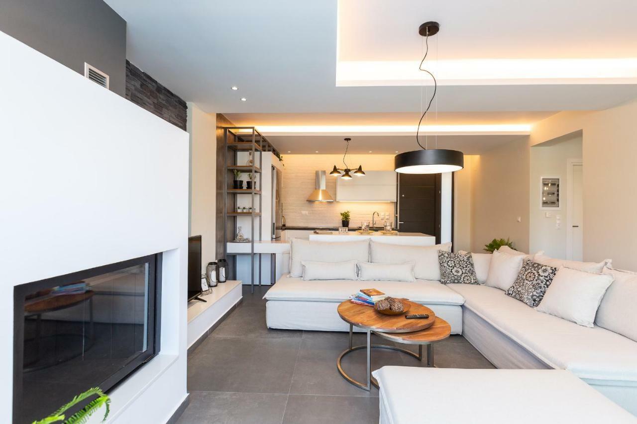 Sfáka Nisos Villa, Pool & Heated Spawhirlpool, Walking To Beach, By Thinkvilla מראה חיצוני תמונה